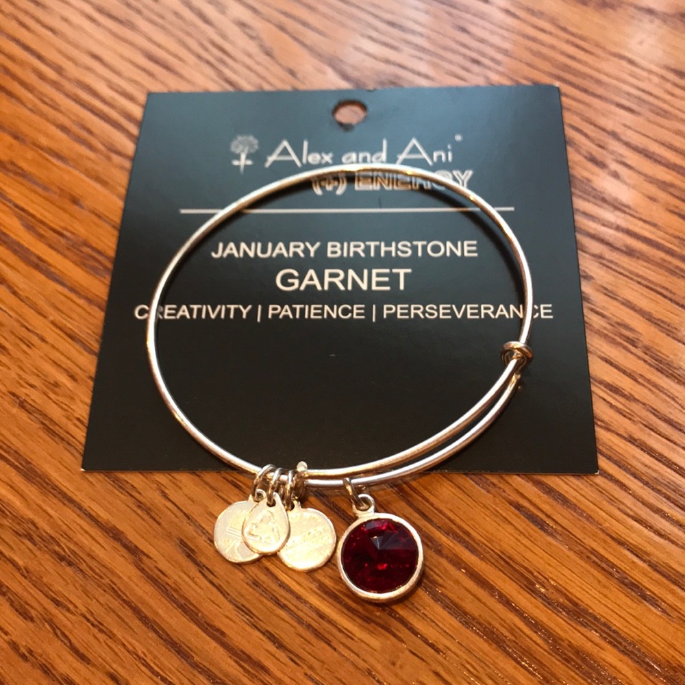 Garnet Alex and Ani Bracelet